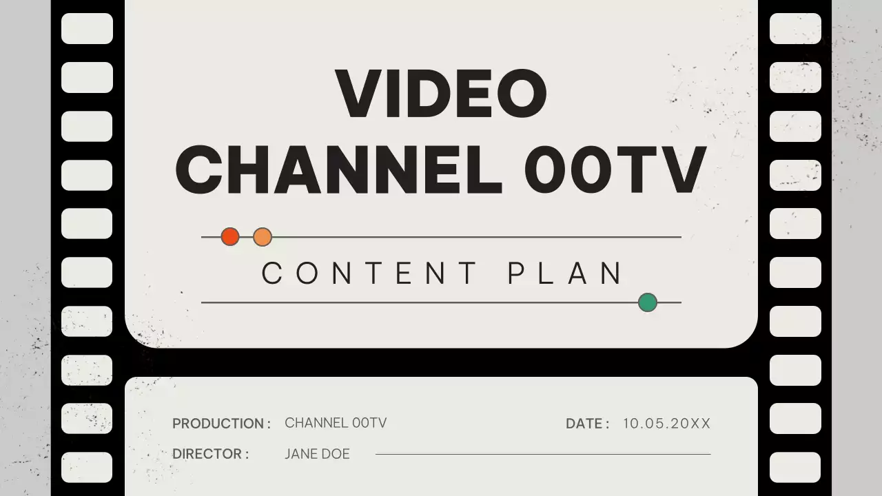 Orange Modern Video Planner Presentation