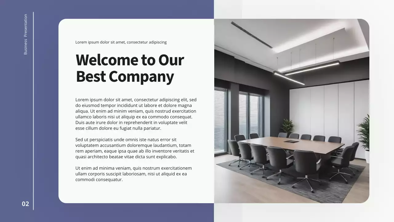 Blue Modern Business Presentation