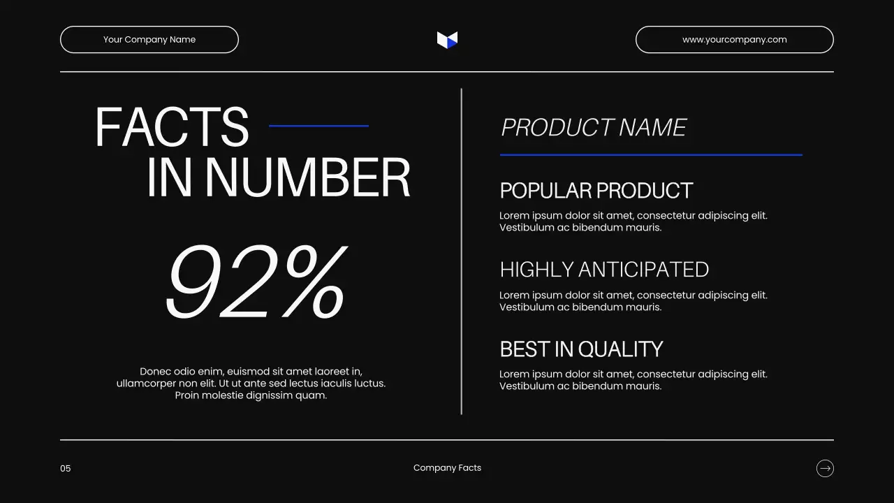 Black Minimal Business Presentation