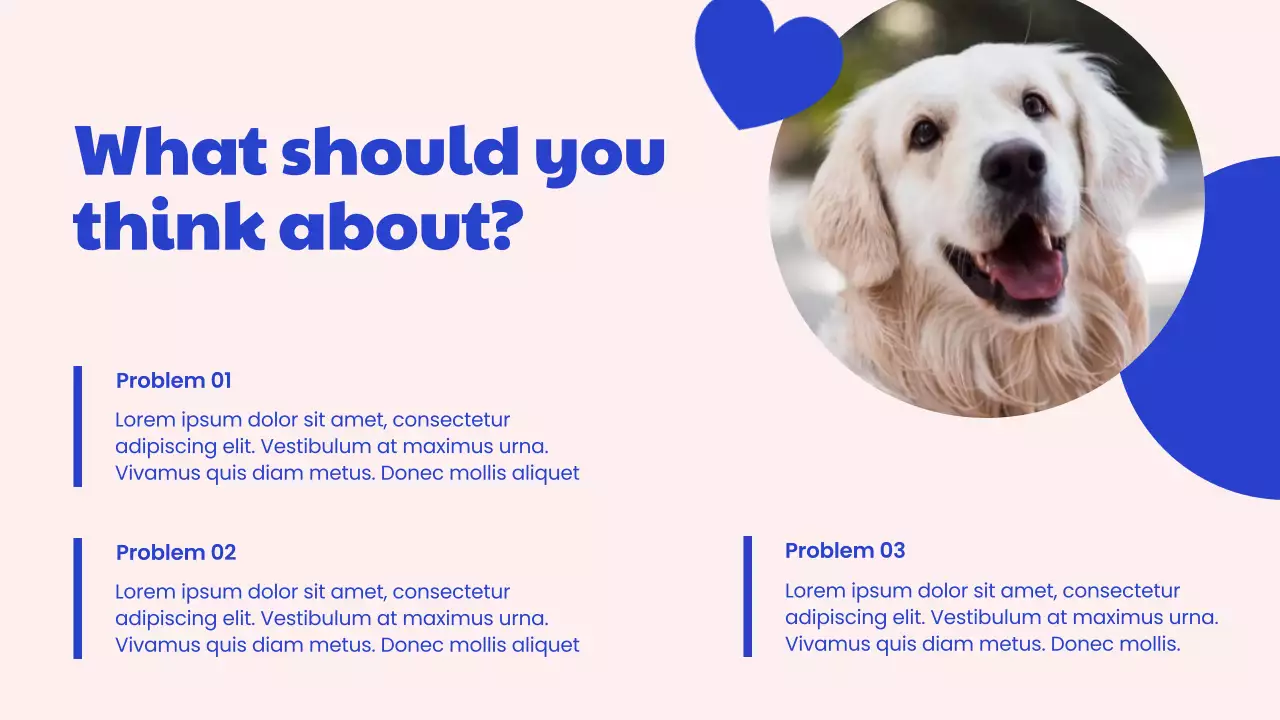 Blue Simple Pet Promotion Presentation