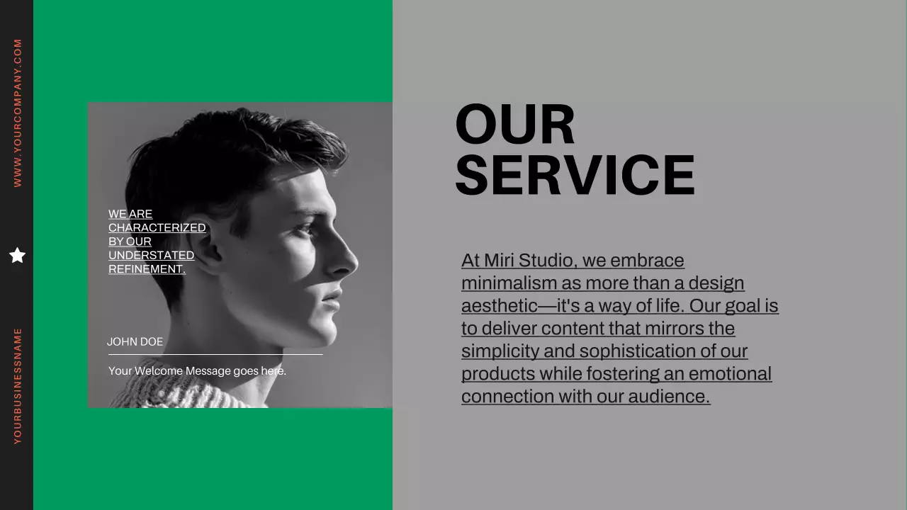 Orange Modern Business Profile Presentation