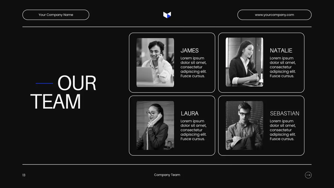 Black Minimal Business Presentation