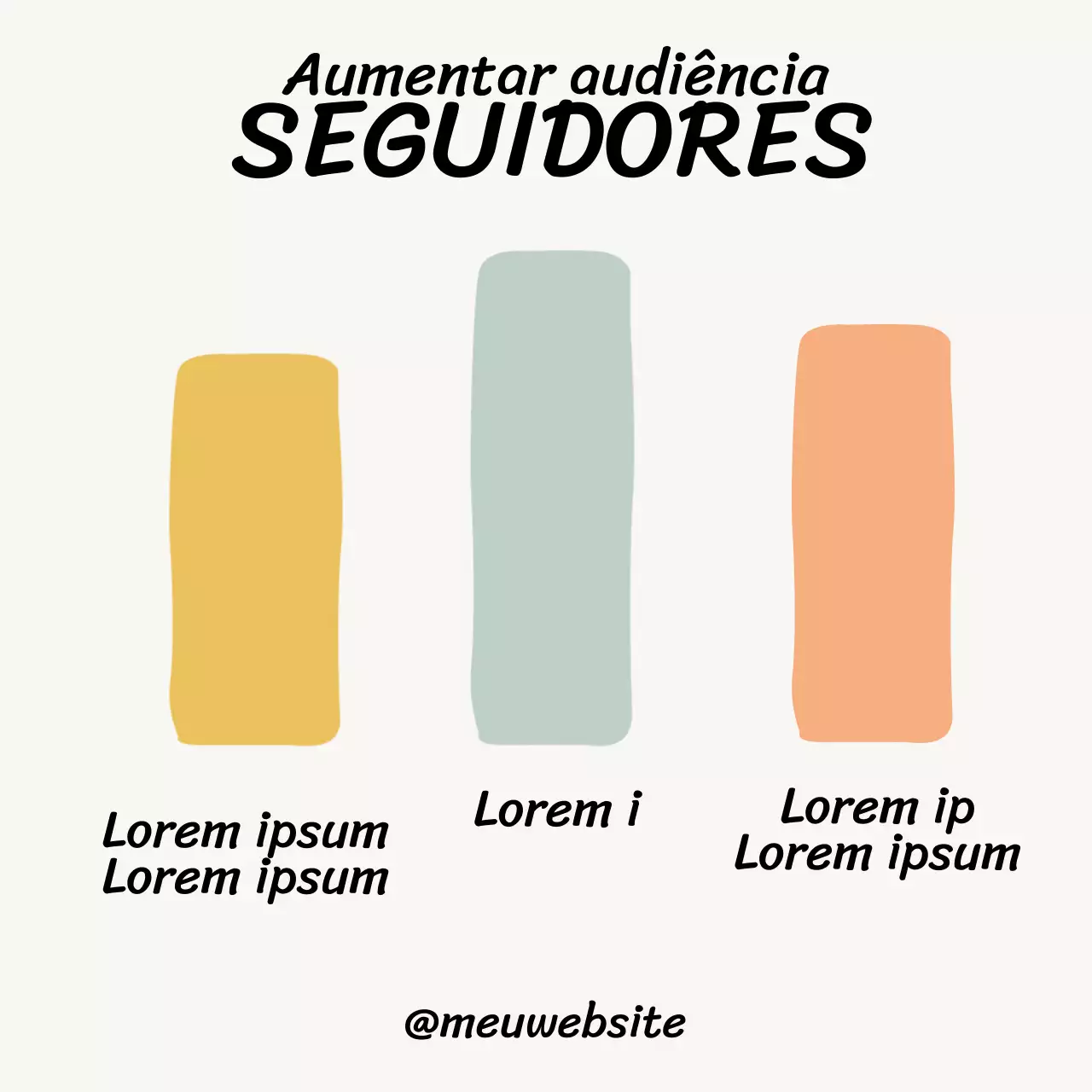 Bege Dicas básicas de seguidores nas redes sociais Material da aula de publicação no Instagram
