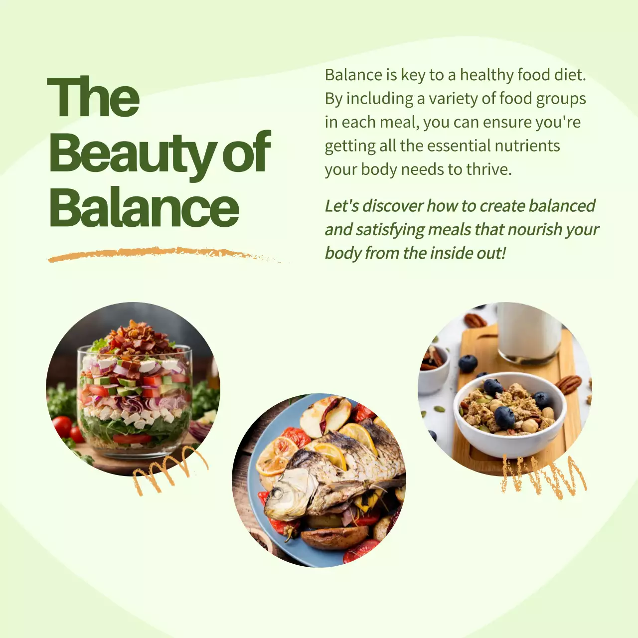 Green Modern Health Promotion Social Media Post