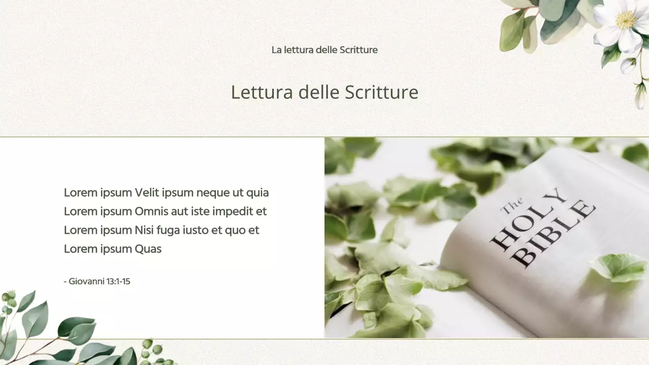 Guida al servizio della Chiesa Botanica Verde Semplice