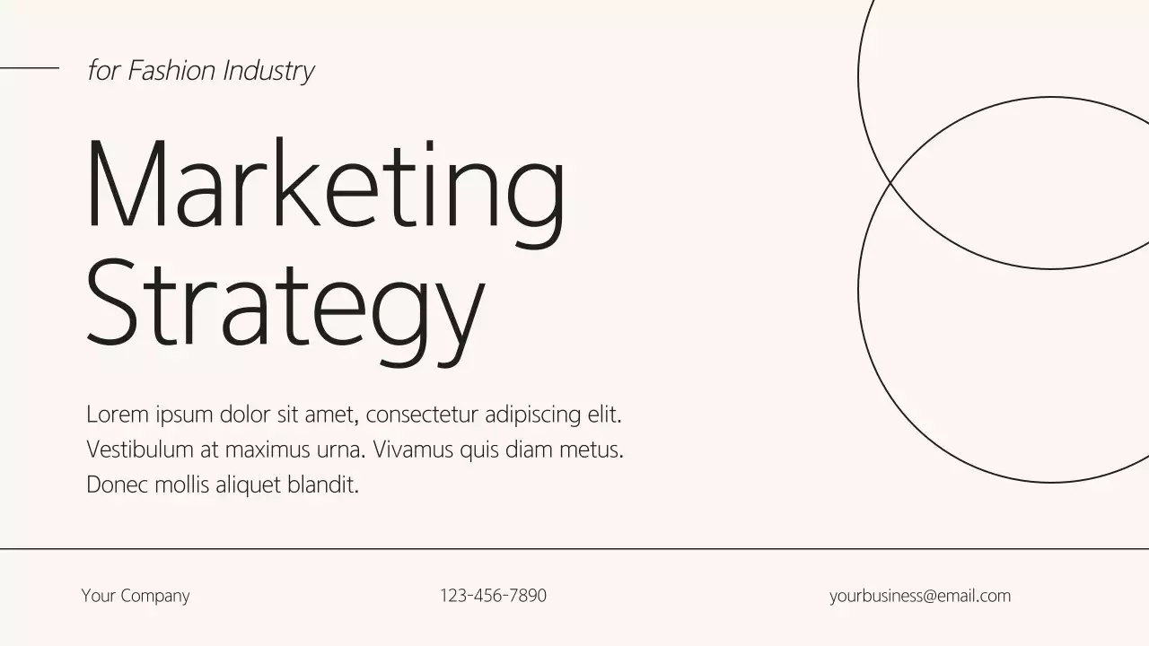 Beige Modern Marketing Plan Presentation
