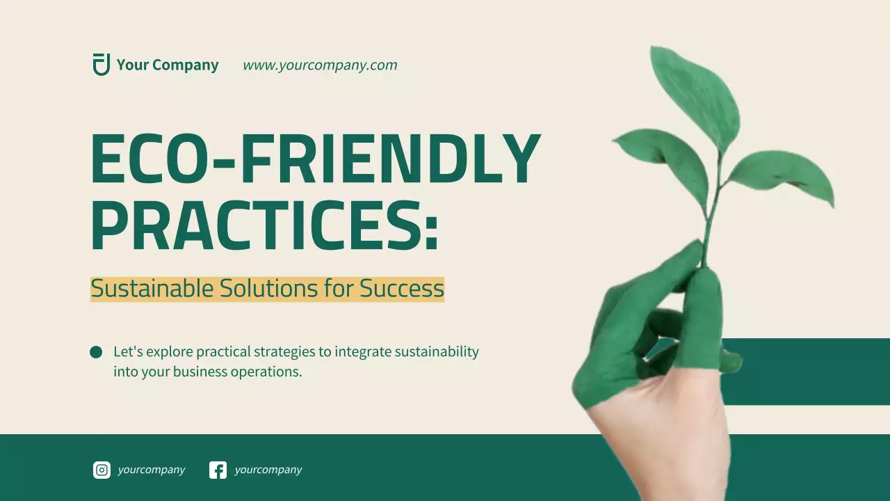 Green Professional Sustainability Guide Presentation