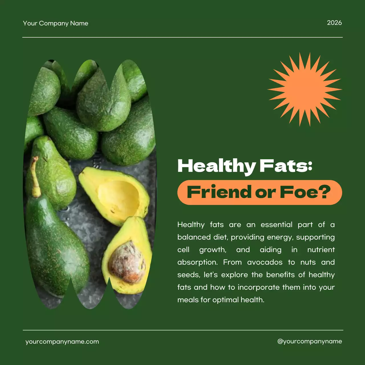 Green Modern Health Promotion Social Media Post