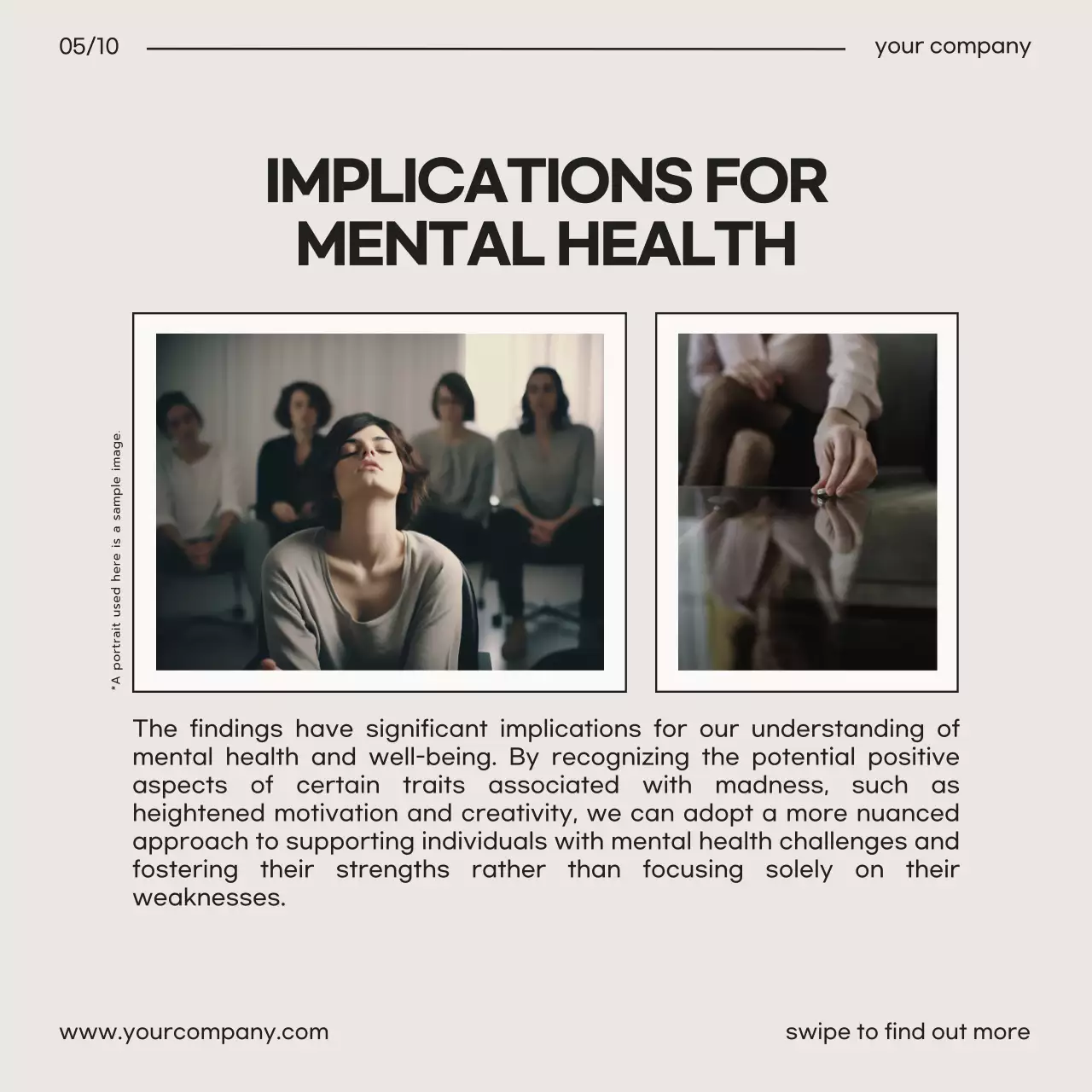 Grey Modern Neuroscience Newsletter Social Media Post