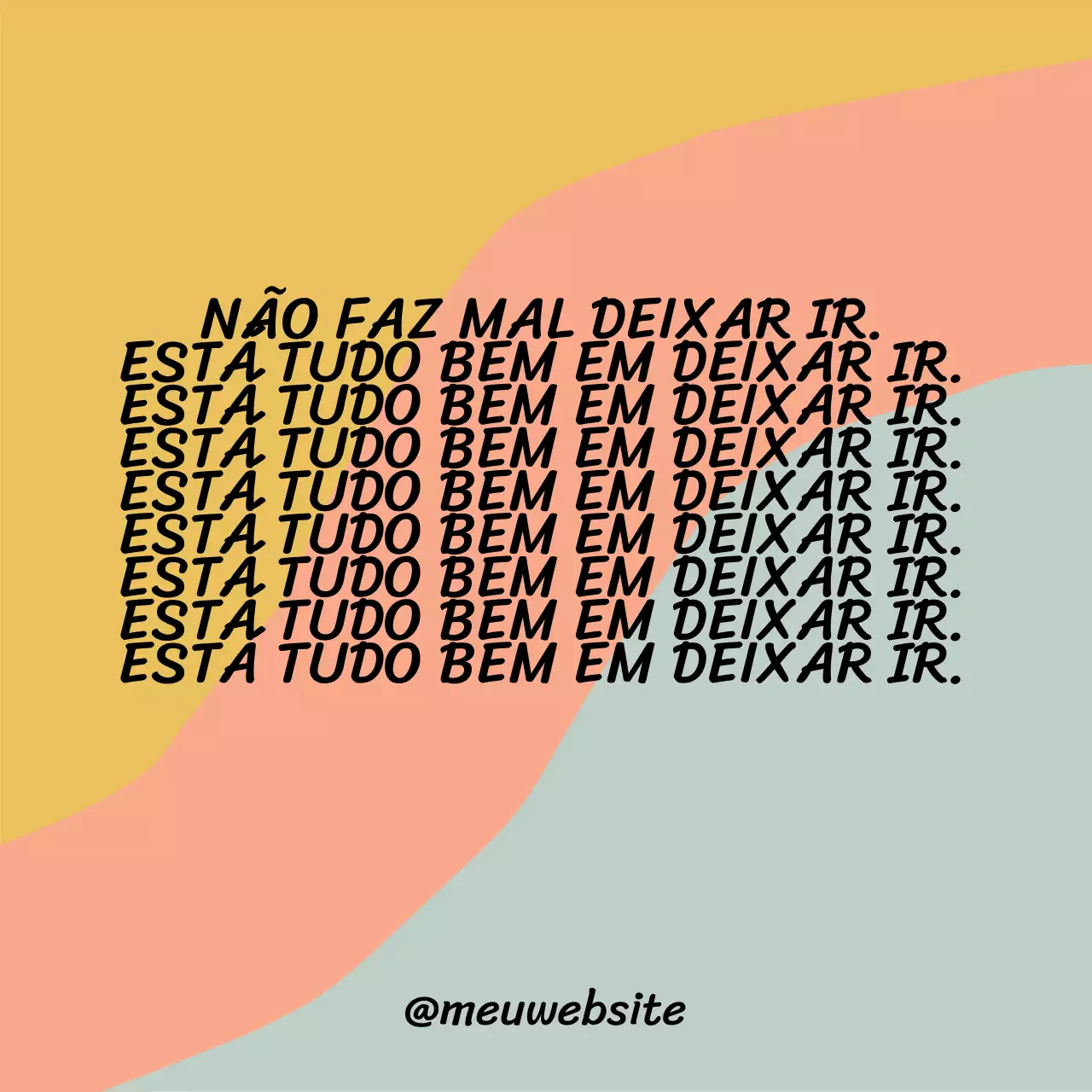 Arco-íris simples Postagem motivacional sobre como recuperar a auto-confiança e a coragem Material de aula