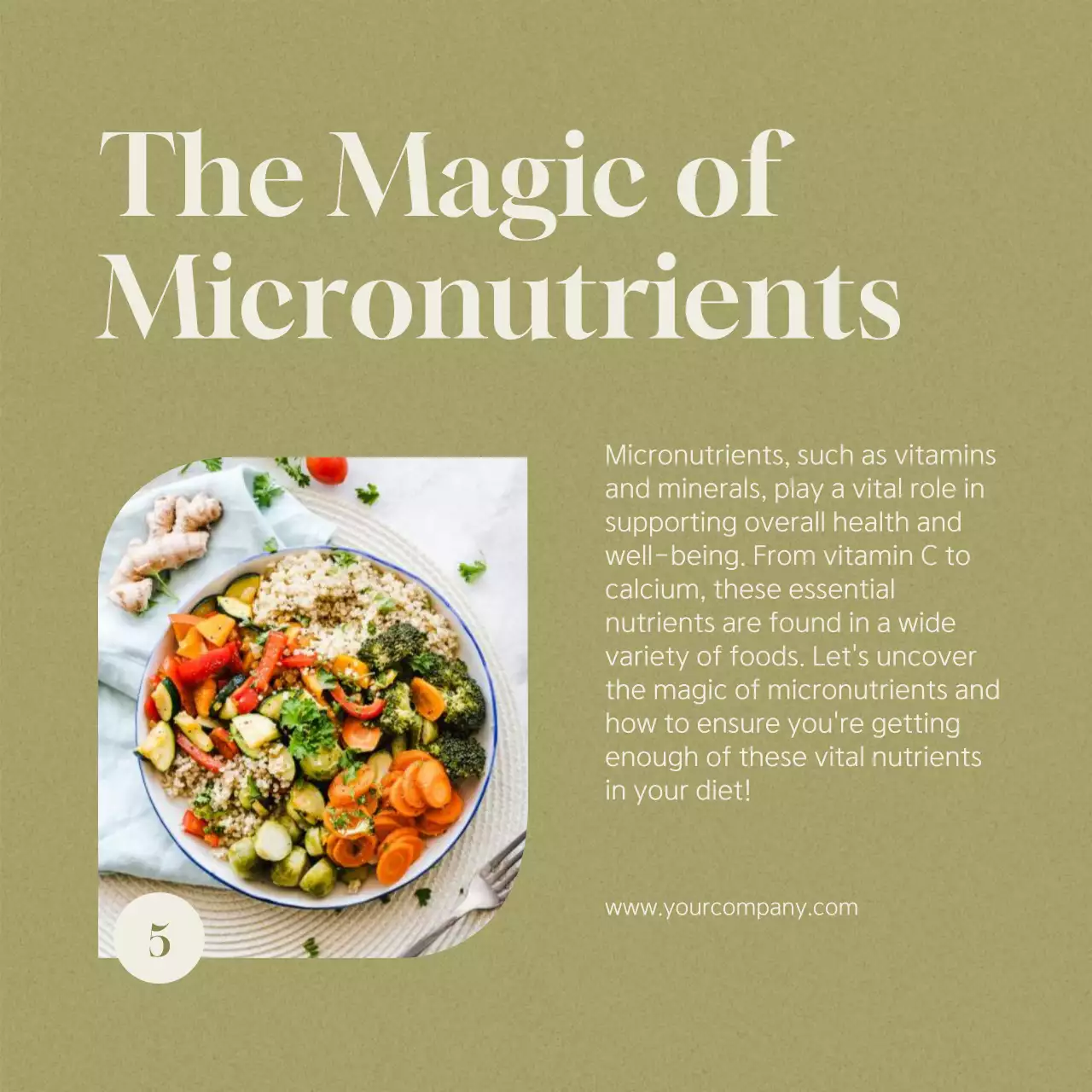 Green Minimal Food Promotion Social Media Post