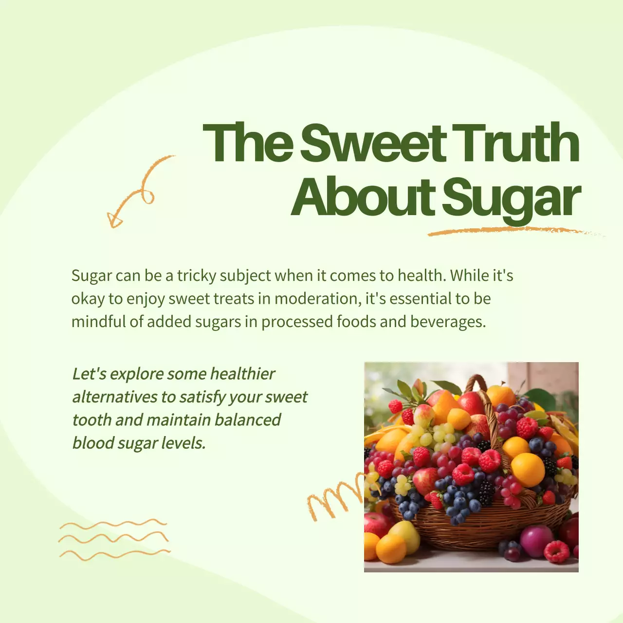 Green Modern Health Promotion Social Media Post