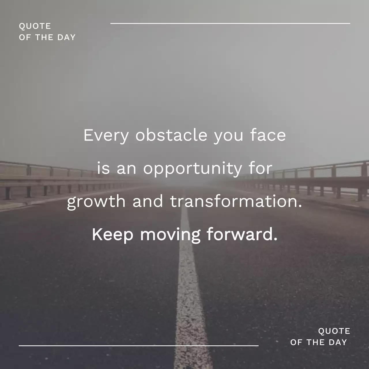 Grey Minimal Motivation Announcement Social Media Post