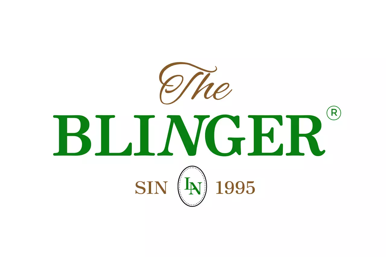 高級感のあるアルファベットロゴと手書きの装飾要素があるヴィンテージロゴ。