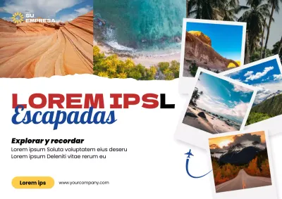 Publicidad moderna blanca del Día de los Caídos