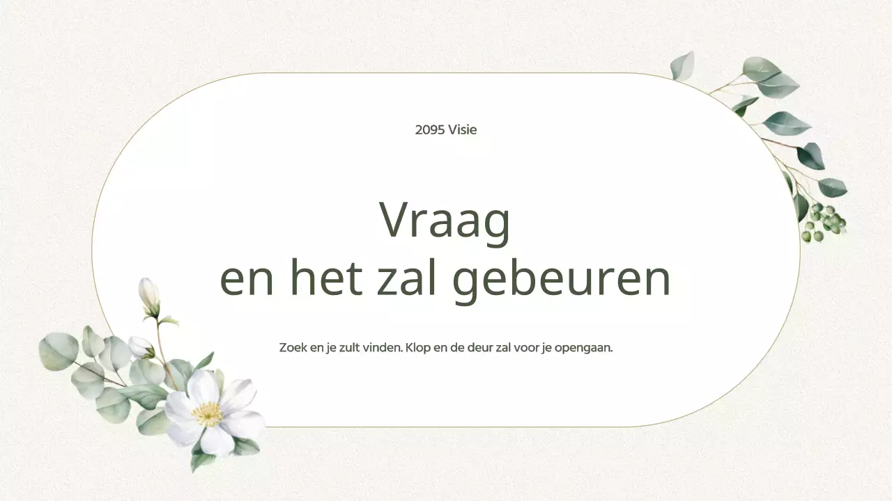 Groene eenvoudige kerkdienstgids