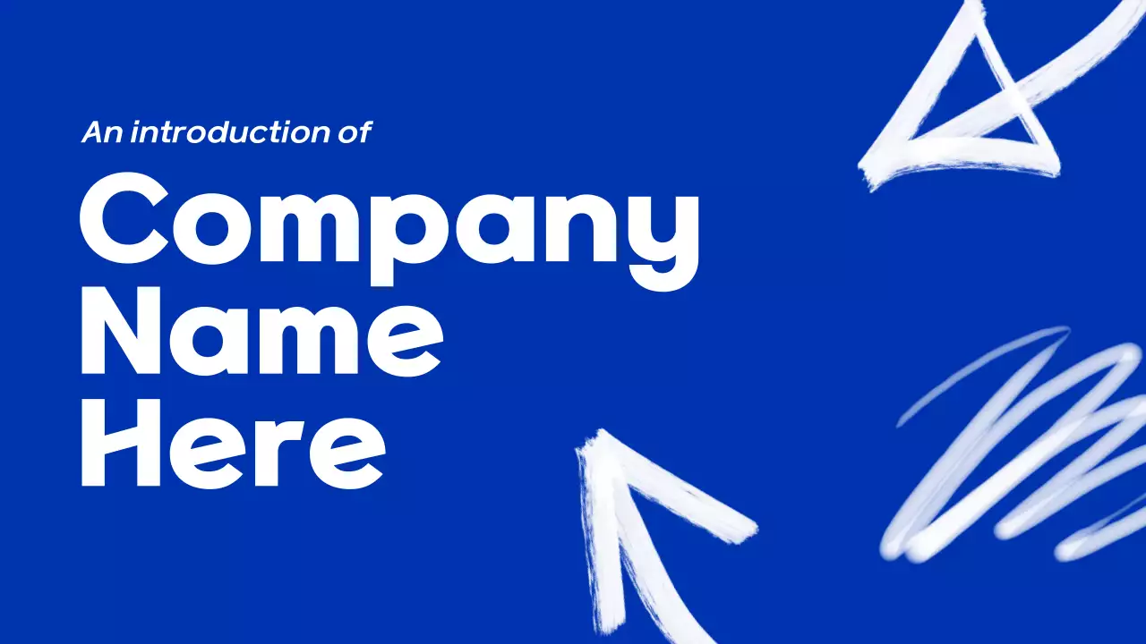 Blue Modern Company Presentation