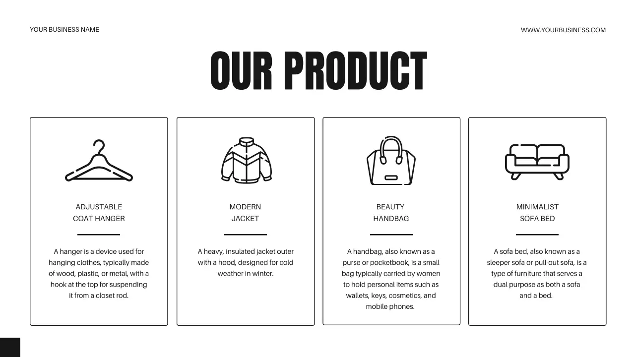 Black Minimal Business Presentation