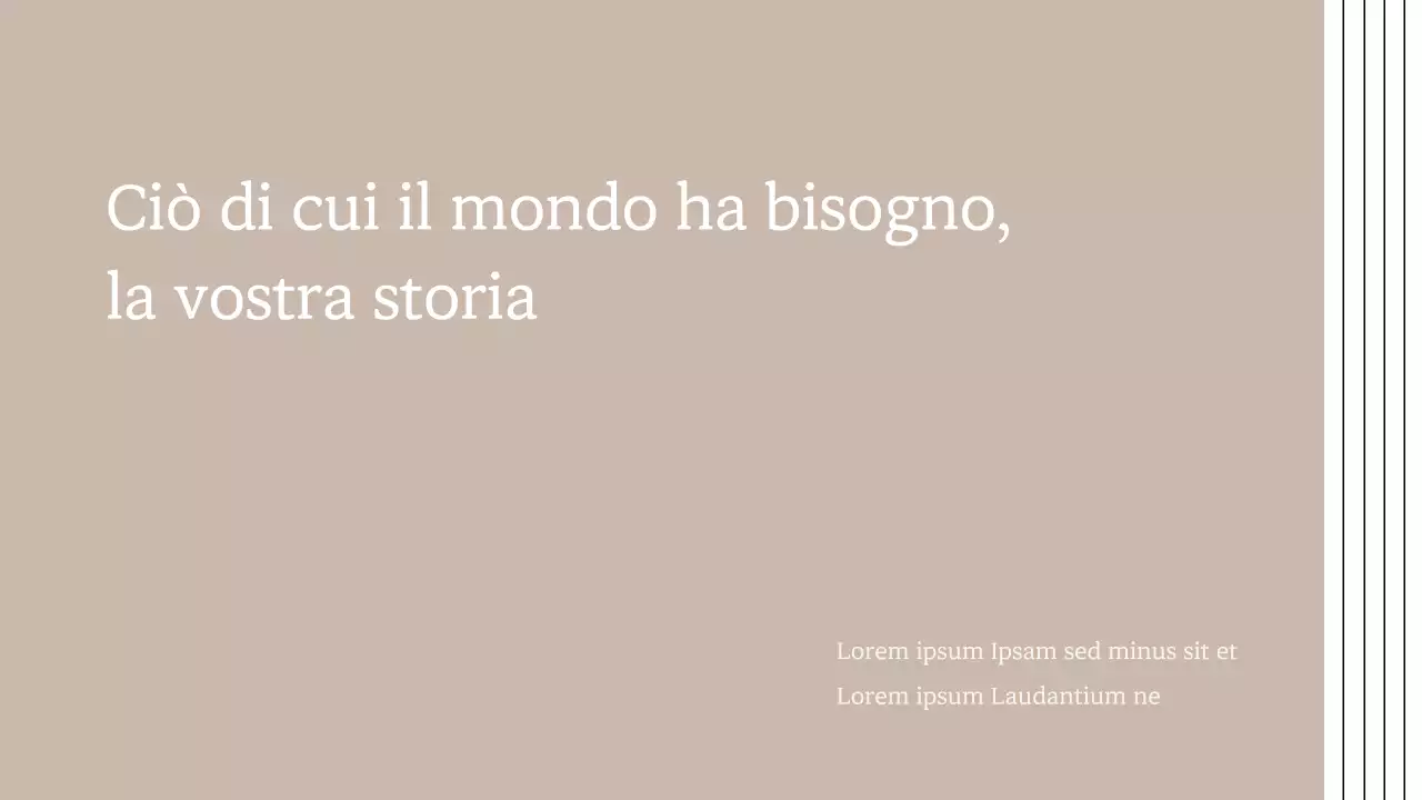 Proposta di libro per un'opera moderna in marrone