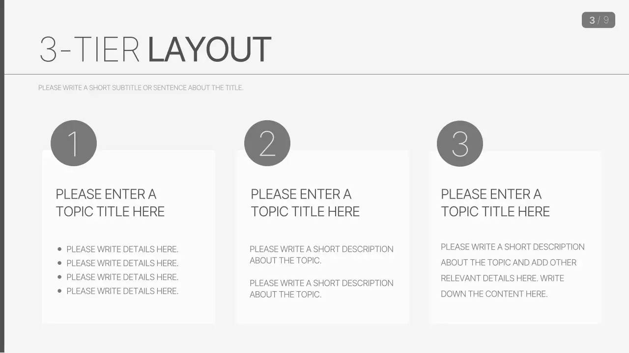 회색 미니멀 비즈니스 프레젠테이션