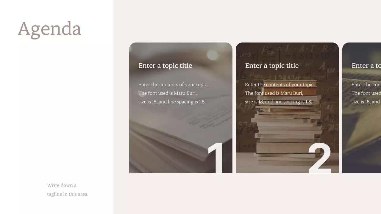 Book proposal for a modern work in brown