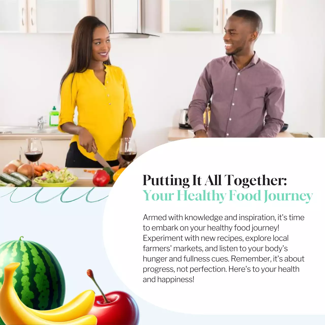 Green Minimal Food Promotion Social Media Post