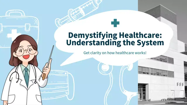 Blue Simple Healthcare Guide YouTube Thumbnail