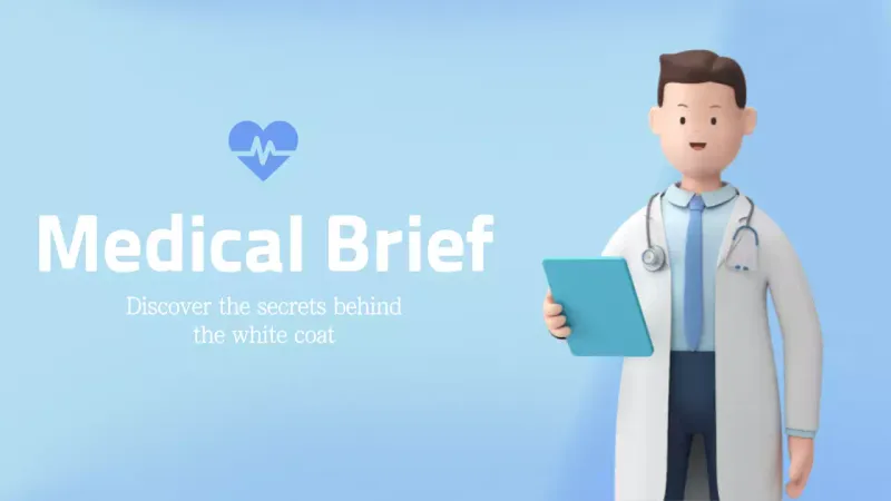 Panduan Medis Minimal Biru Gambar Mini YouTube