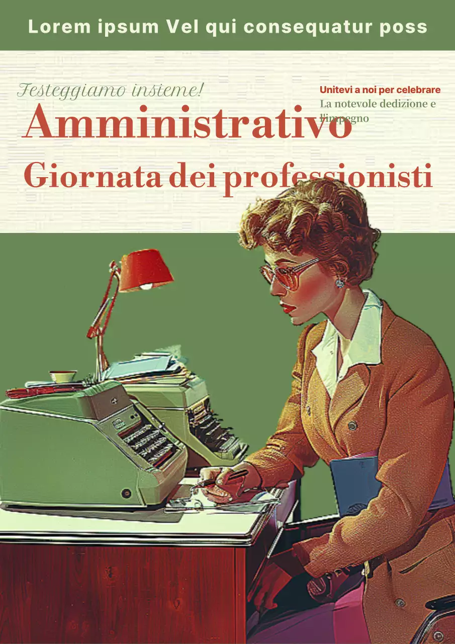Promuovere il classico verde e rosso della Festa del Lavoro