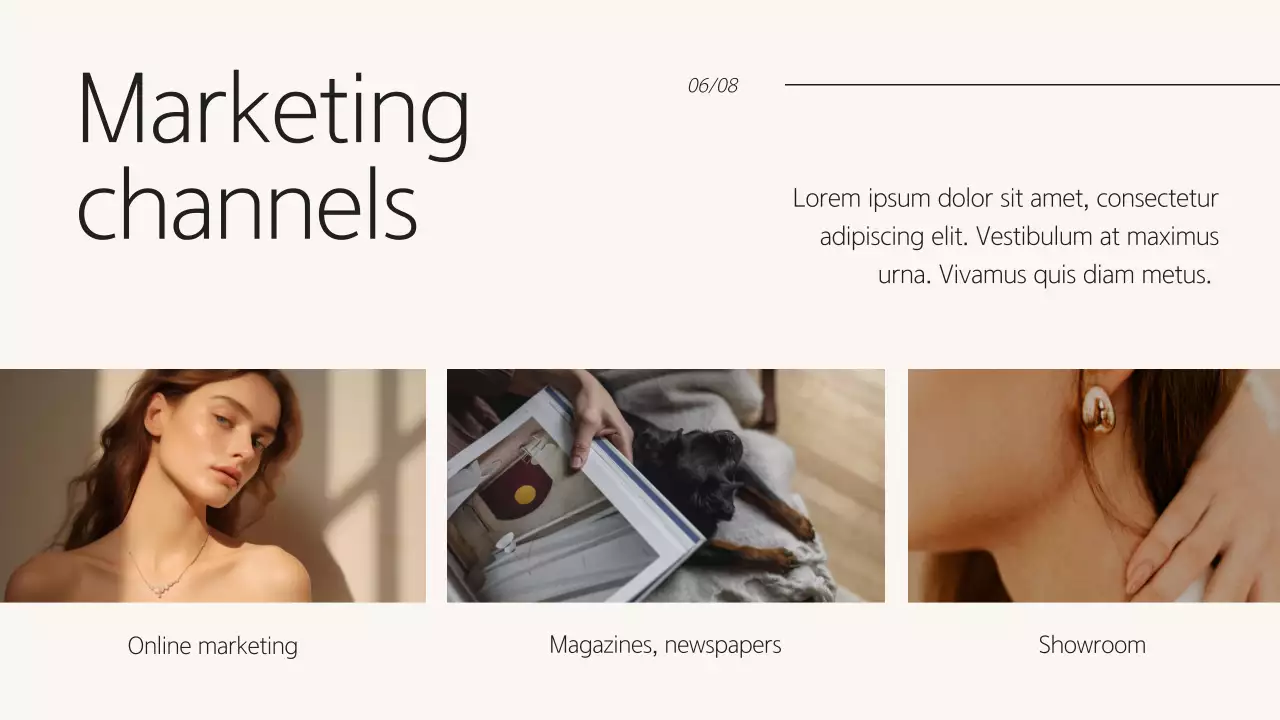 Beige Modern Marketing Plan Presentation