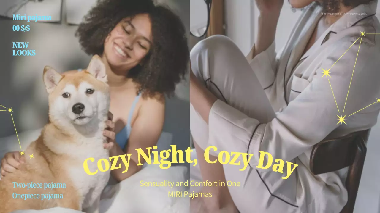 Beige Minimal Pajama Promotion Presentation