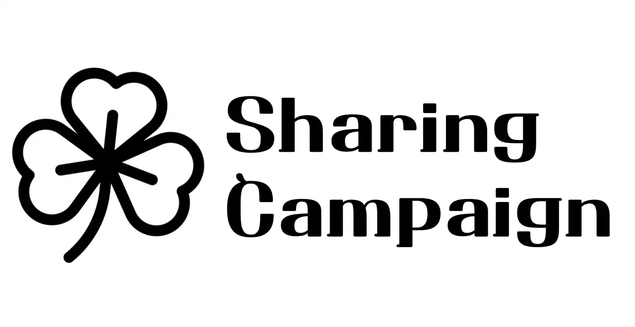 클로버가있는 자선단체 기부 플리마켓