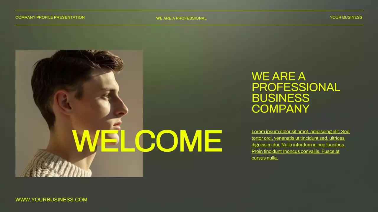 Green Modern Business Presentation