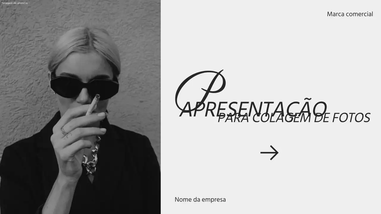 Colagem de fotografias estética moderna bege e cinzenta Promoção