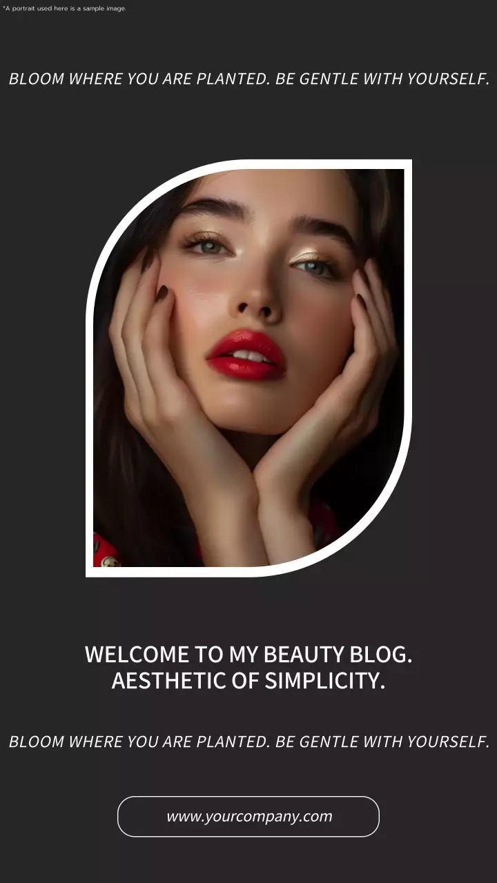 Black Modern Beauty Promotion Instagram Post