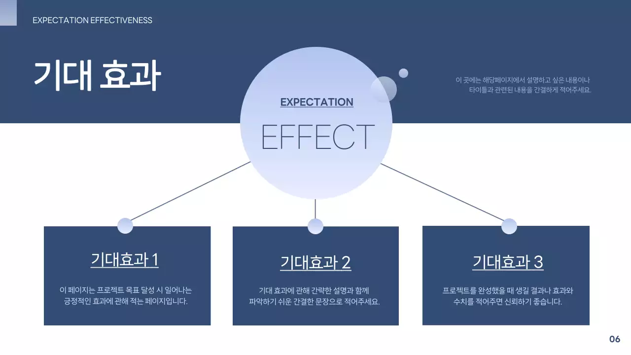 남색과 연보라색의 심플한 산학 협력단 제안서