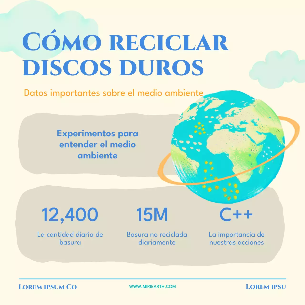 Adorable guía educativa sobre reciclaje para el Día de la Tierra de Ivory and Mint