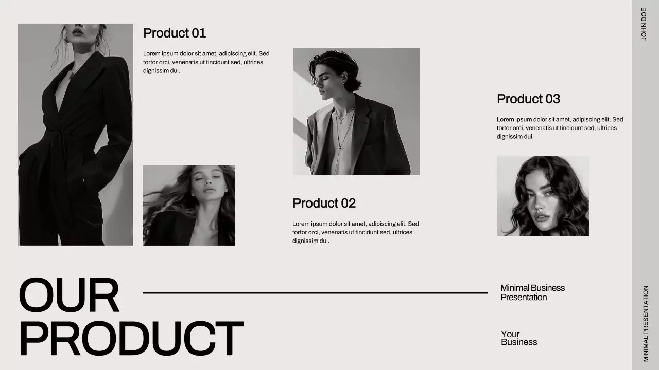 Black Minimal Business Presentation