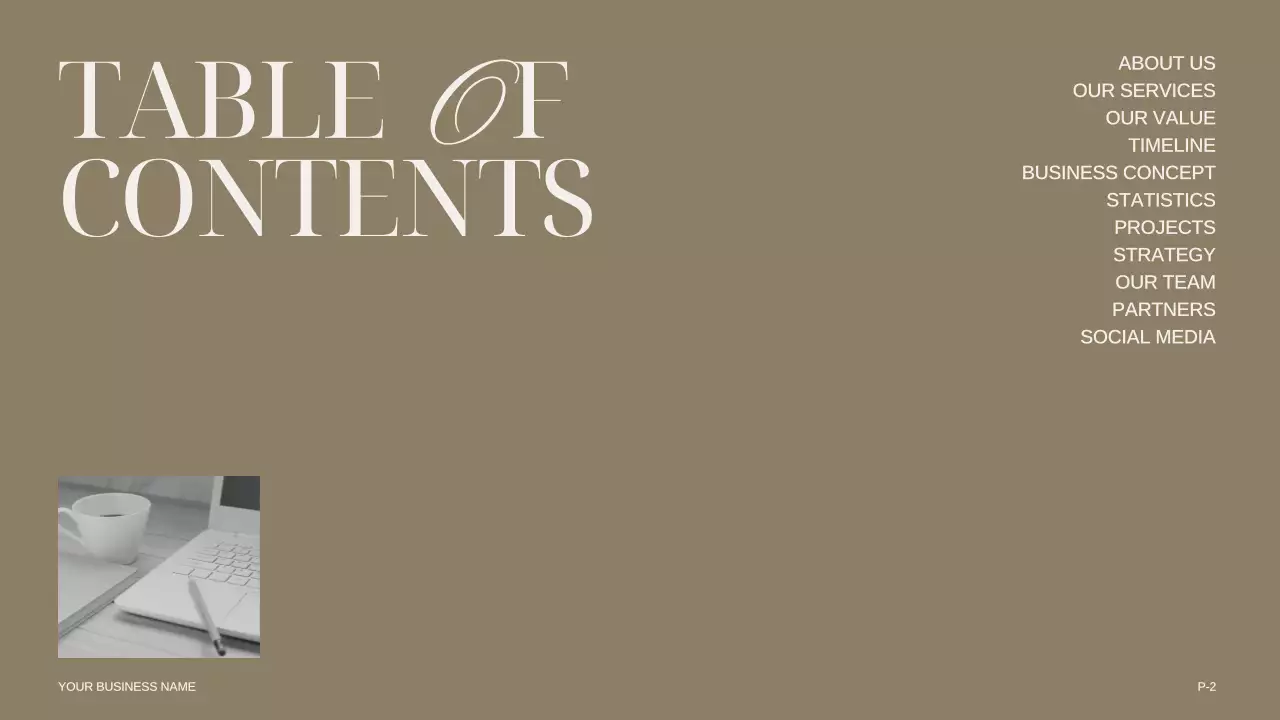 Beige Elegant Business Presentation