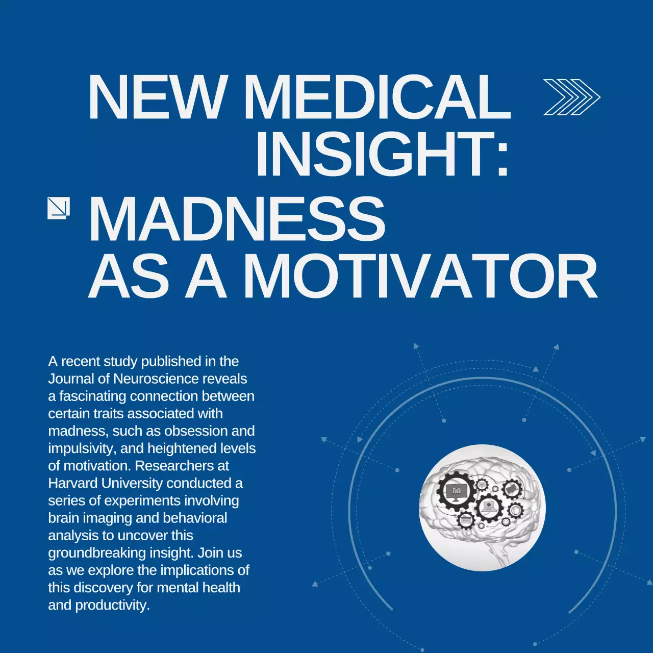 Blue Modern Neuroscience Guide Social Media Post