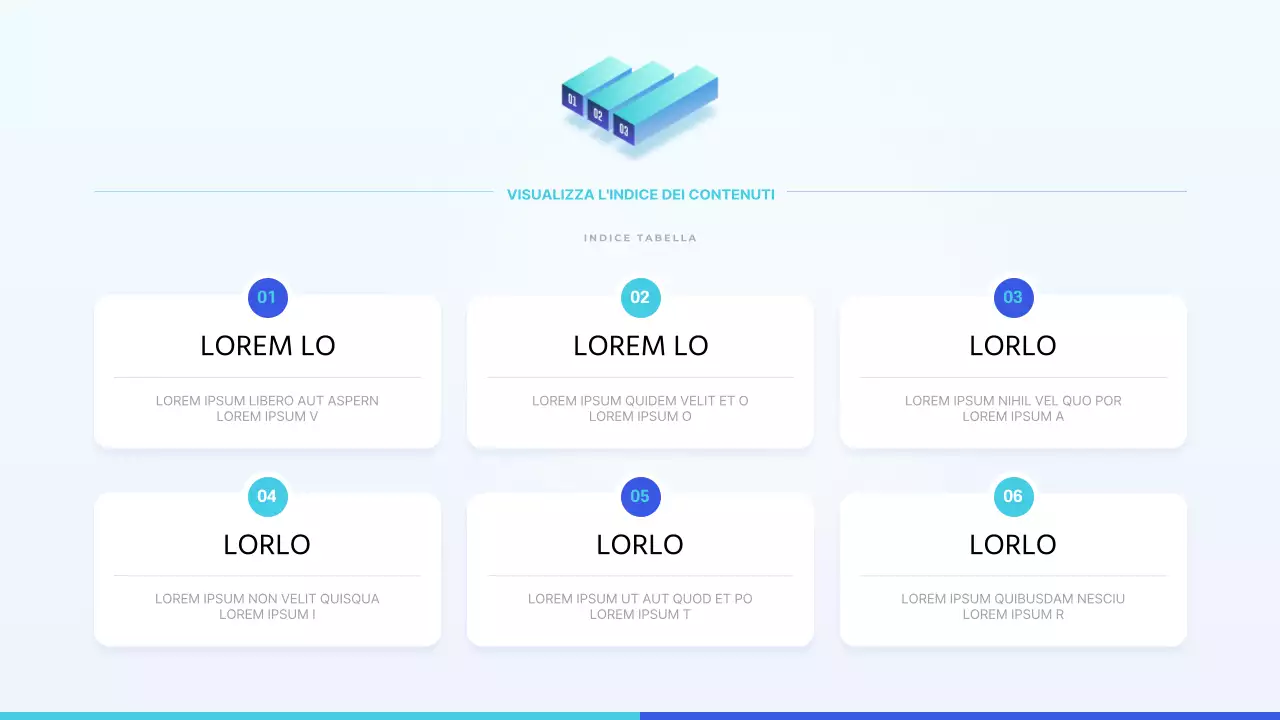 Proposta di collaborazione di tendenza in blu e azzurro