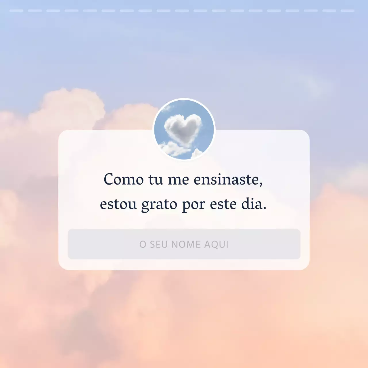 Correio sentimental simples em azul claro e cor-de-rosa