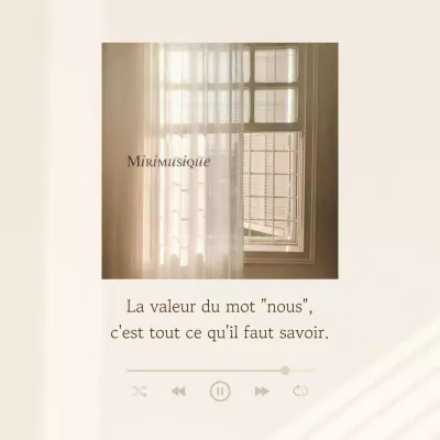 Un simple billet sentimental en beige et ivoire