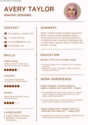 Brown Professional Resume Document