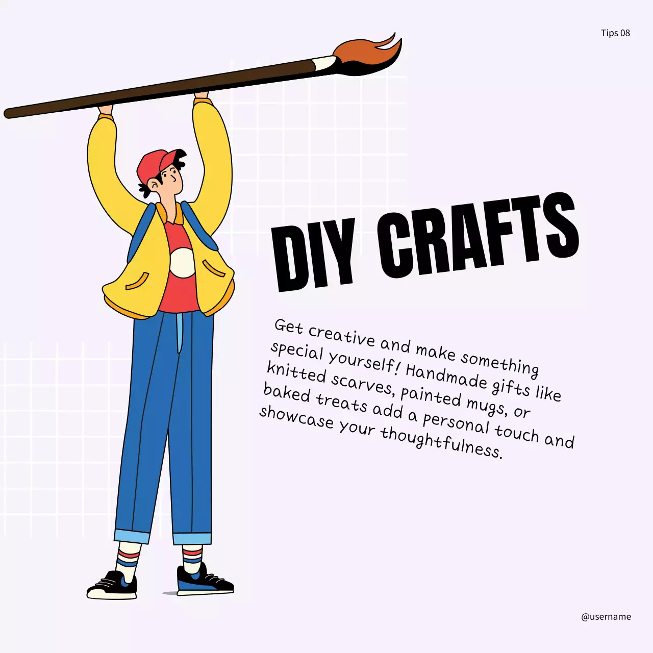 라일락 블랙 모던 완벽한 졸업 선물 팁 찾기 프로모션