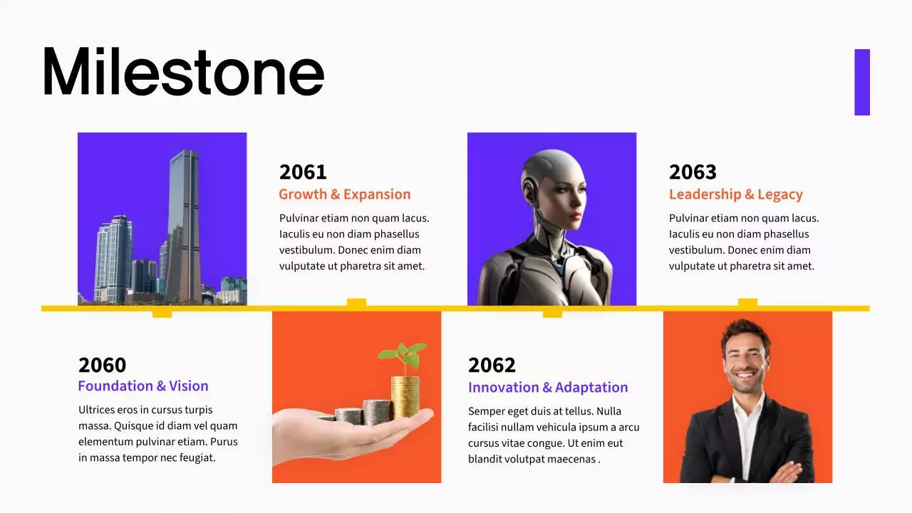 Colourful Modern Business Profile Document Presentation