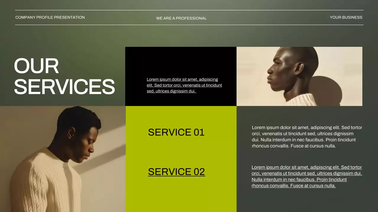 Green Modern Business Presentation