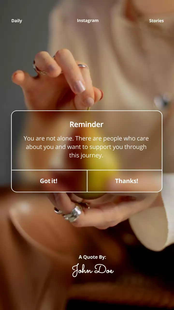 Beige Simple Motivation Reminder Instagram Post