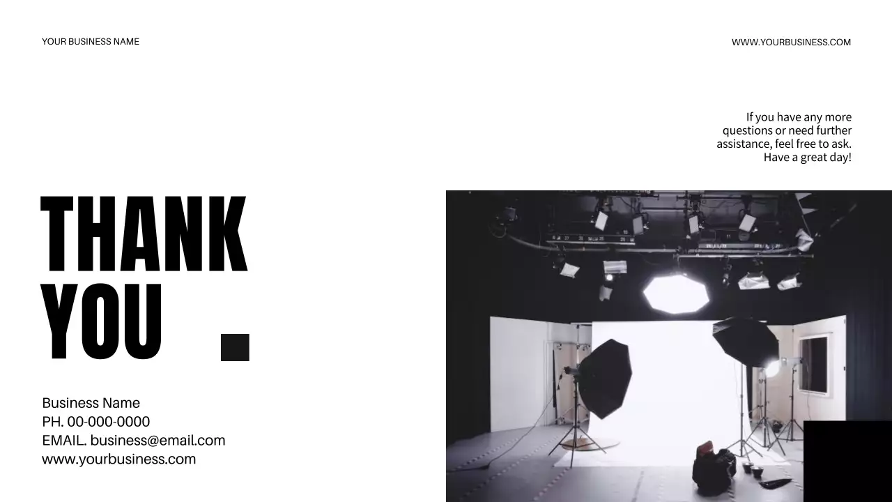 Black Minimal Business Presentation