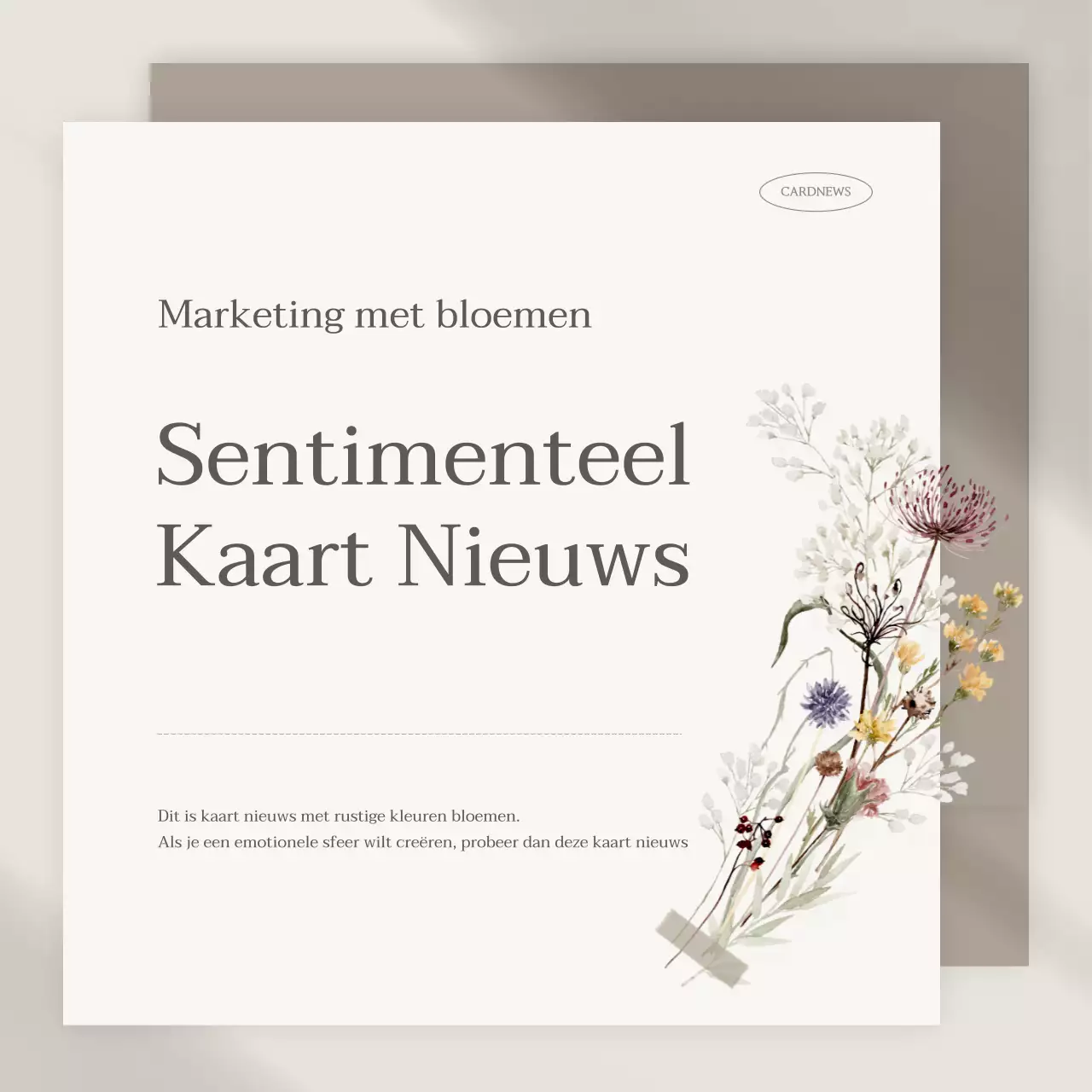 Promoot een stijlvolle merkmarketing in beige